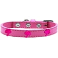 thumbnail image 1 of Pink Palm Tree Widget Dog Collar, Bright Pink - Size 14, 1 of 1