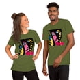 thumbnail image 1 of Pink Panther Abstract Style  Unisex t-shirt (Olive, XL), 1 of 1