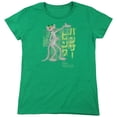 thumbnail image 1 of Pink Panther Asian Letters Women's T-Shirt Kelly Green, 1 of 1