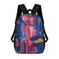 thumbnail image 1 of Pink Panther Backpack, Large Capacity Backpack, 17 Inch Laptop Backpack for Daily College Work Travel, 1 of 9
