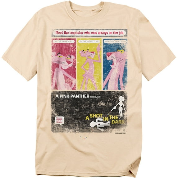 Pink Panther T-Shirt Shot In The Dark Unisex Graphic Tee For Men & Women