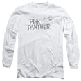 thumbnail image 1 of Pink Panther Sketch Logo Long Sleeve Adult 18/1 T-Shirt White, 1 of 1