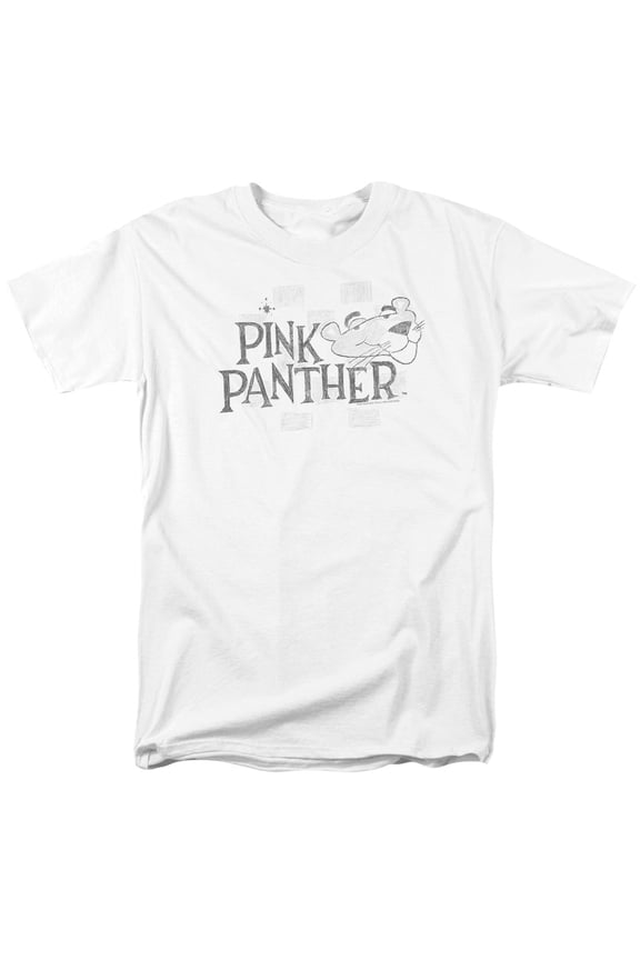 Pink Panther Sketch Logo Unisex Adult T Shirt For Men And Women