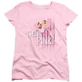thumbnail image 1 of Pink Panther Think Pink Women's T-Shirt Pink, 1 of 2