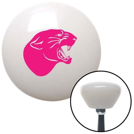 Pink Panther White Retro Shift Knob with M16 x 1.5 Insert Shifter Auto Manual Brody