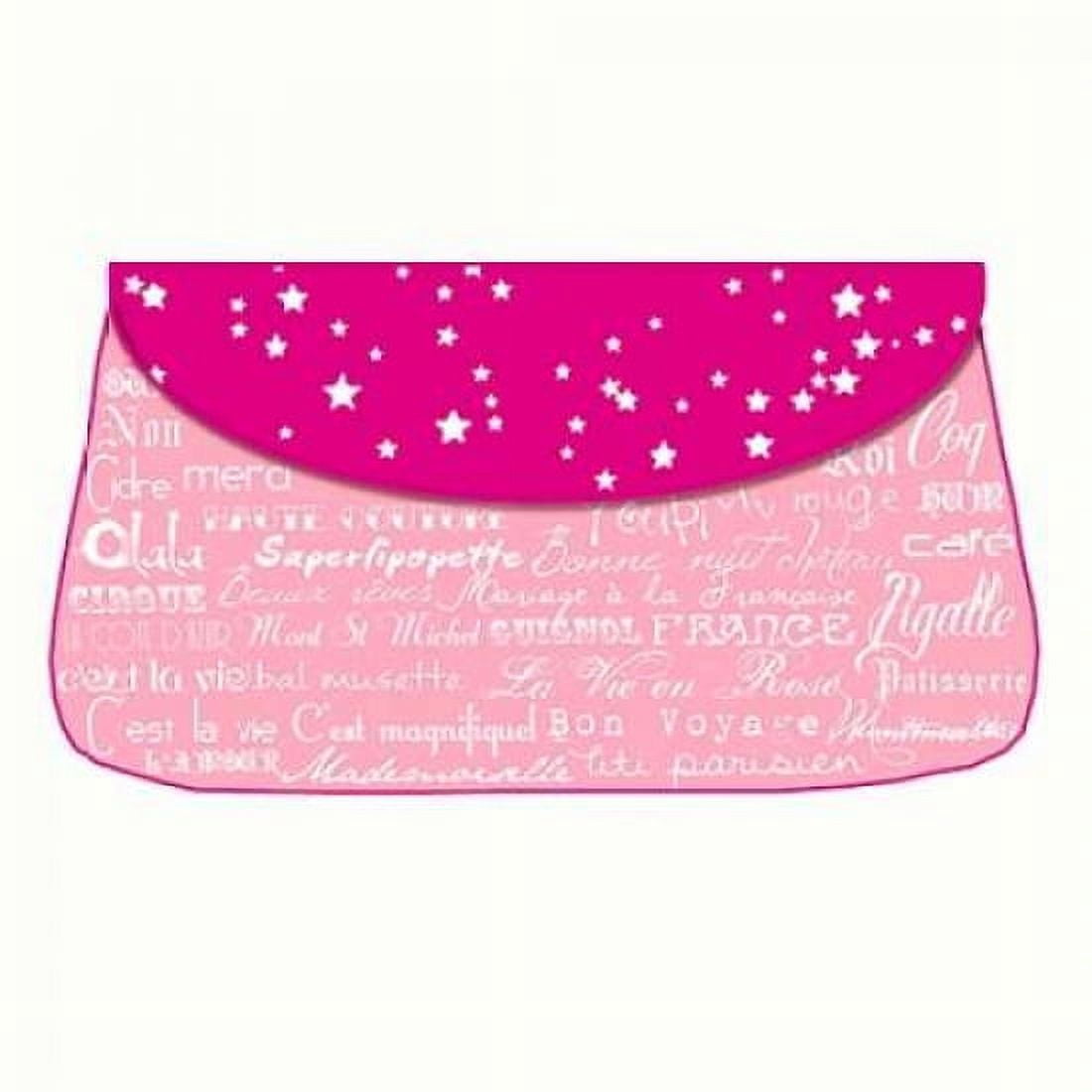 Pink Paris Purse Canvas Art - Marion De Lauzun (24 x 24)