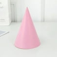 thumbnail image 1 of Pink Party Cone Hat, Birthday Celebration Cone Cap for All Ages, Themed Events, Party Supplies, 1 of 2