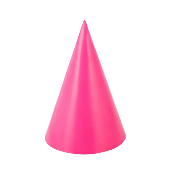 Pink Party Hats Bulk Party Favors Solid Hot Pink Cone Party Hats for Birthday Party Celebrations Events Classroom Birthday Favors 10 Pack