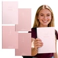 thumbnail image 1 of Pink Pastel Lined Notebook 7.28 x 10.16 Inches, Floral Softcover Writing Journal, Single Bulk Stationery Notebook for Office Notes, Travel Journaling & Daily Task Planning, 1 of 7