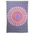 thumbnail image 1 of Pink Peacock Mandala Tapestry Twin Size Boho Beach Throw Dorm Room Indian Wall Hanging Art Bedspread Outdoor Picnic Blanket by Oussum, 1 of 2