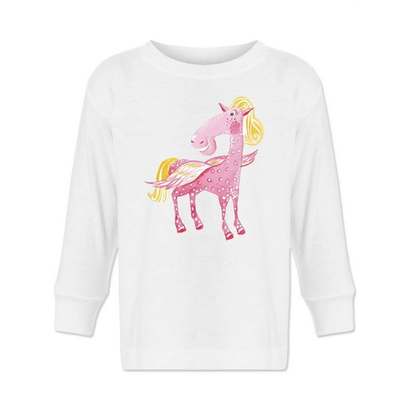 Pink Pegasus Long Sleeve Toddler -Image by Shutterstock, 3 Toddler
