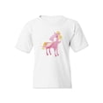 thumbnail image 1 of Pink Pegasus T-Shirt Juniors -Image by Shutterstock,  x-Large, 1 of 4