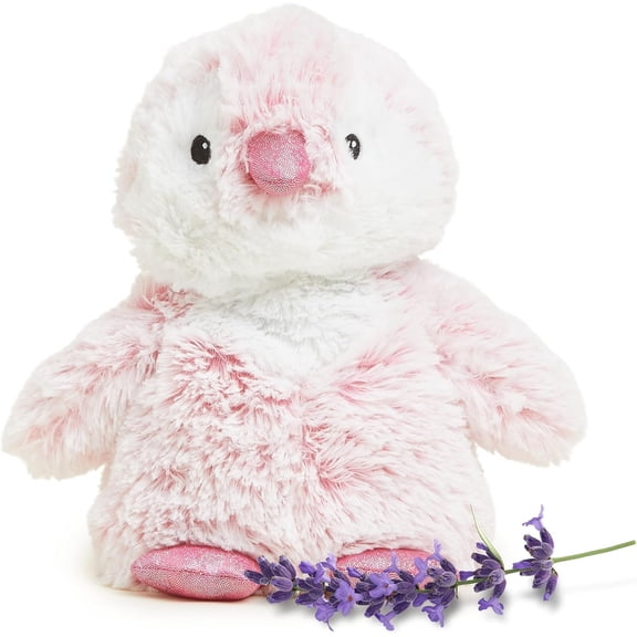 Pink Penguin Warmies Cozy Plush Heatable Lavender Scented Stuffed Animal