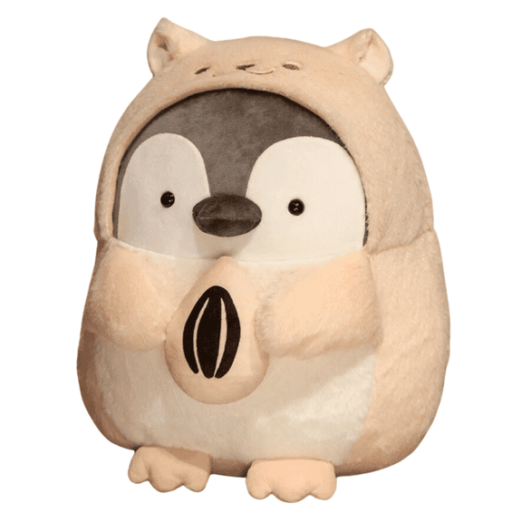 Pink Penguin stuffed Animal 13.8 inches, Pink Penguin Plush Toy, Cut Penguin For Decor, Cute Soft Stuffed Animal Christmas, Birthday