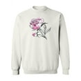 thumbnail image 1 of Pink Peony Flower Design . Sweatshirt Women -Image by Shutterstock, Female x-Large, 1 of 4