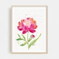 thumbnail image 1 of Pink Peony - Painting Watercolor Floral Flowers Botanical Garden Illustration Nature Oak Framed Wall Art Print 16 x 20 inches, 1 of 80