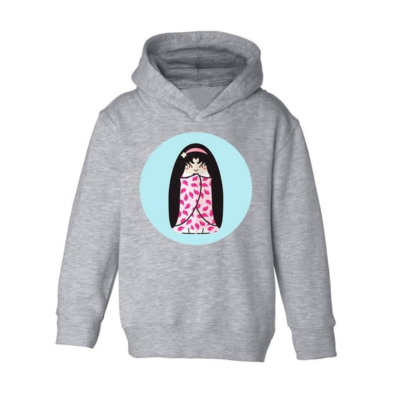 Pink Petals Kokeshi Doll Hoodie Toddler -Image by Shutterstock, 5 Toddler