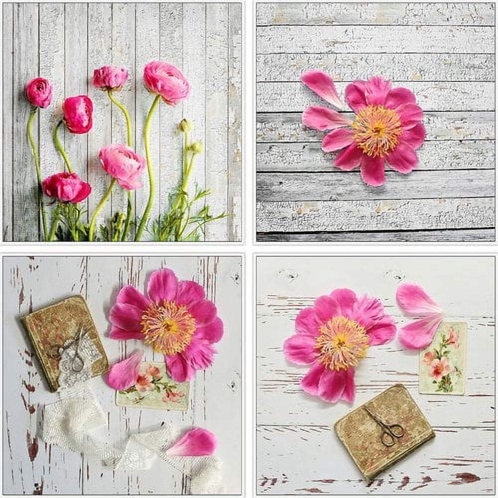Pink Petals Quadriptych