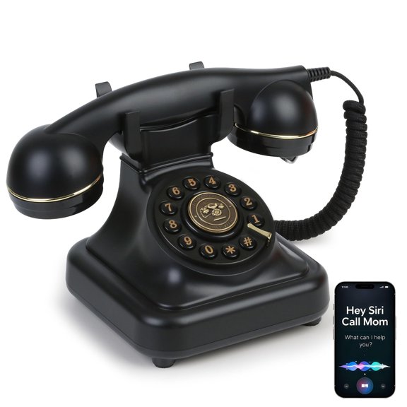 Pink Phones Bluetooth Retro Telephone Landline Phone for Cell Phone