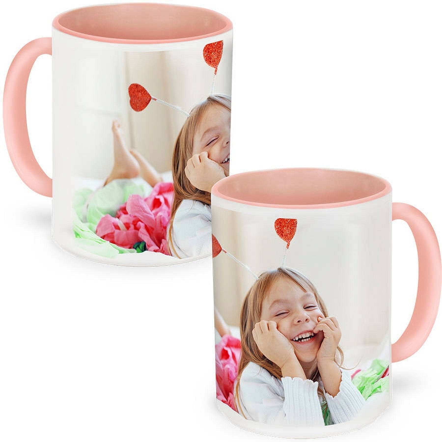 Pink Photo Mug 15 oz