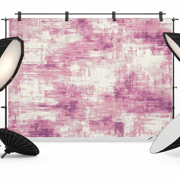 Pink Photography Backdrop 7x5FT, Modern Abstract Gradient Pink Geometric Texture Photo Backdrops, Background for Photography Studio Photo Studio Background, Back Drop for Photoshoot