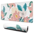 thumbnail image 1 of Pink Picture Flower Mouse Pads Pad Mouse Waterproof Washable for Office Home Work Gaming Gifts Tables Mouse Pad Rubber Base Mousepad with Stitched Edges 35.4x15.7inches, 1 of 7