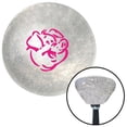 thumbnail image 1 of Pink Pig Clear Retro Metal Flake Shift Knob with M16 x 1.5 Insert Shifter Auto Brody, 1 of 1