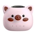 Sound Portable Mini Pink Pig Mini Bluetooth Speaker, Portable Cute Wireless Speaker with ...