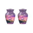 thumbnail image 1 of Pink Pig Mini Keepsake Urns – Set of 2 Aluminum Containers for Sharing Pet or Human Ashes – Small Funeral Memorial Tokens with Threaded Lids for Home Display or Travel Use – 2x3" Keepsake, 1 of 2
