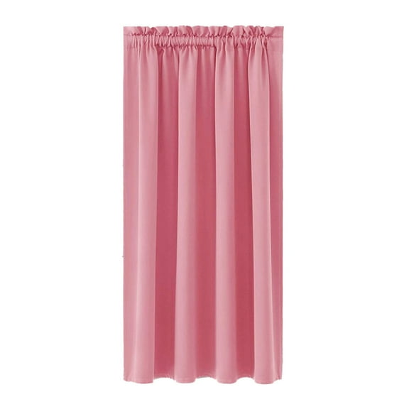 Pink Pink Blackout Curtains Heat Insulation Energy Saving 37.8 X 44.9 Inches Solid Color For Bedroom And Kitchen Window Covering