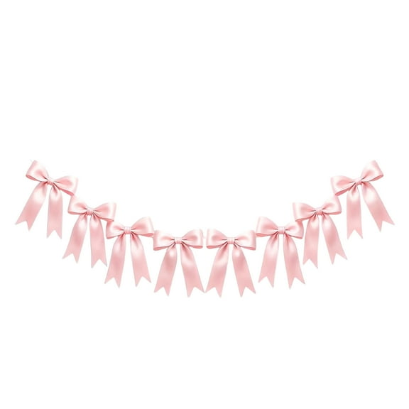 Pink Pink Christmas Decorations Hanging Ornaments For Holiday Decor Polyester Fabric With Festive Patterns For Home And Party 78.74 X 9.45 X 0.98 Inches