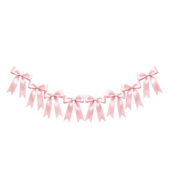 Pink Pink Christmas Decorations Hanging Ornaments For Holiday Decor Polyester Fabric With Festive Patterns For Home And Party 78.74 X 9.45 X 0.98 Inches
