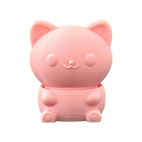 Pink Pink Color Spinning Cat Head Fidget Toy For Anxiety Relief And Portable Entertainment