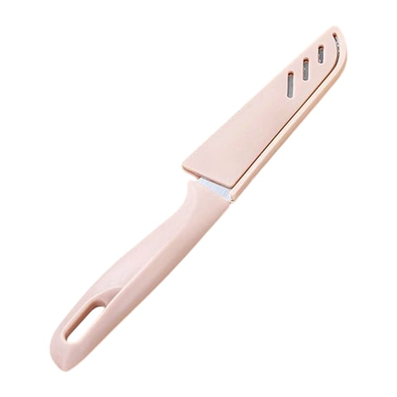 Pink Pink Fruit Peeler Knife Stainless Steel Blade Plastic Handle Paring Knife For Apple Potato Vegetable Peeling Kitchen Tool Easy To Use