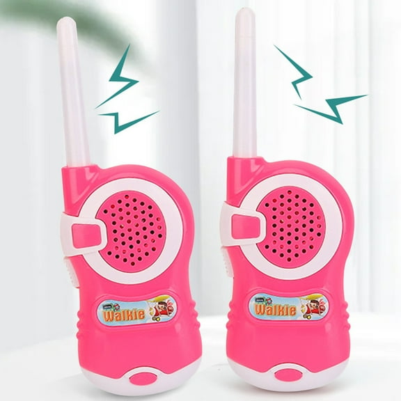Pink Pink Mini Walkie Talkies For Kids 2 Pack Toy Gifts Outdoor Camping Adventure