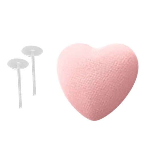 Pink Pink No-Pin Quilt Fixing Clips In Heart Shape Easy Solution To Stop Your Duvet From Bunching Up Inside The Cover