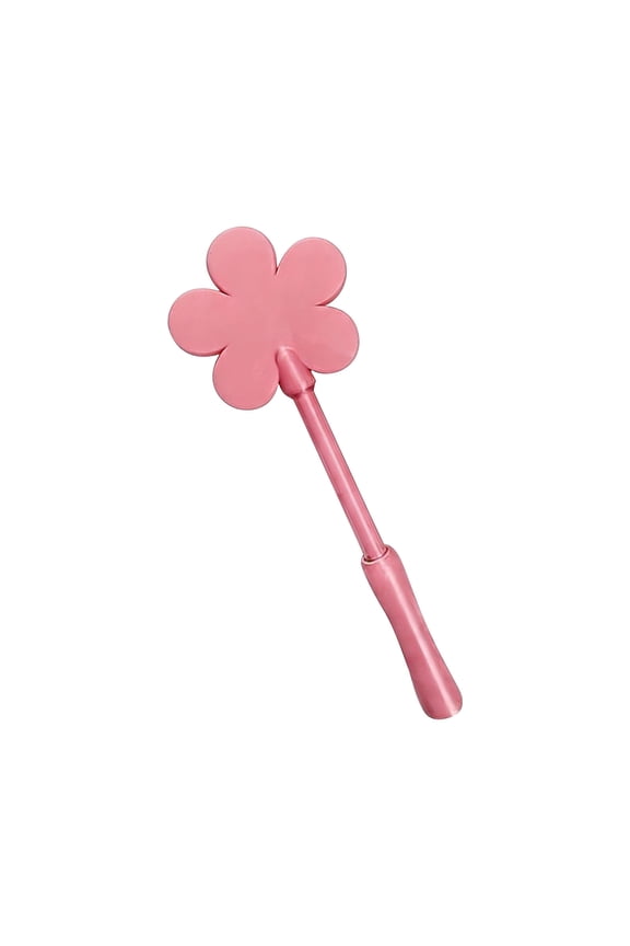Pink Pink Plastic Flower Shaped Contactless Payment Wand Keychain For Credit Card Tap Style