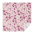 thumbnail image 1 of Pink Pioneer Flower Pattern Square Tablecloth,Waterproof Square Table Cover,Wipeable Spillproof Washable Table Cover for Home Kitchen Party Decor 52"x52"(132x132cm), 1 of 6