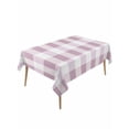 thumbnail image 1 of Pink Plaid Table Cloth, Spring Summer Farmhouse Buffalo Checkered Waterproof Tablecloth for Rectangle Tables, Reusable Washable Fabric Table Cover for Restaurant Kitchen Dining Tables 54"x108", 1 of 6