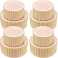 thumbnail image 1 of Pink Plastic Plates with Gold Rim Heavy Duty Disposable Plates for Dessert, Appetizer, Holiday, Wedding, Party (120 Pcs, Pink), 1 of 7