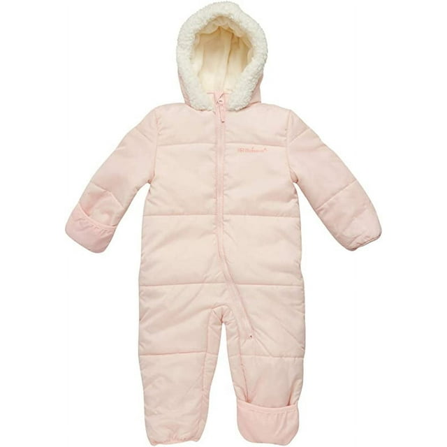 Pink Platinum Baby Girls' One-Piece Puffer Winter Snowsuit with Hood ...