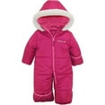 Pink Platinum Baby Girls' OnePiece Puffer Winter Snowsuit with Hood