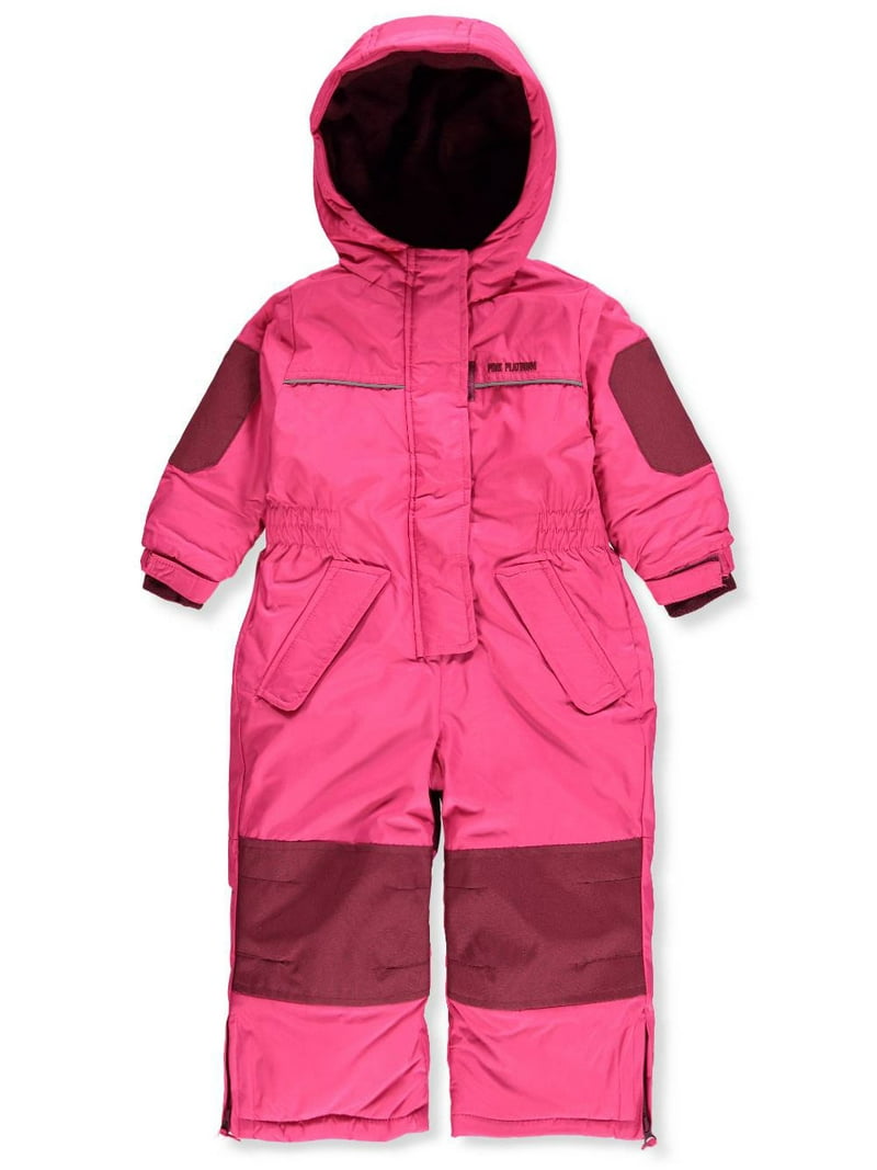 Pink Platinum Baby Toddler Girl One-Piece Snowsuit - Walmart.com