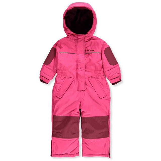 Pink Platinum Baby Toddler Girl One-Piece Snowsuit - Walmart.com
