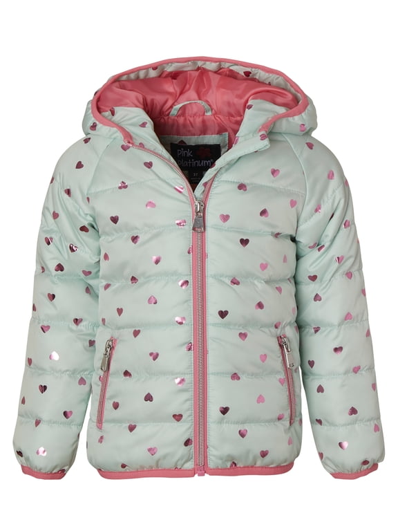 Foil Heart Midweight Jacket,Sizes 4-16