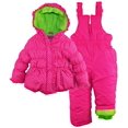 thumbnail image 1 of Pink Platinum Girls 2T-4T Polka Dot Snowsuit Set(Pink 2T), 1 of 4