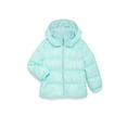 thumbnail image 1 of Pink Platinum Girls Hooded Ripstop Winter Puffer Coat, Sizes 4-16, 1 of 3
