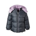 thumbnail image 1 of Pink Platinum Girls Hooded Ripstop Winter Puffer Coat, Sizes 4-16, 1 of 4