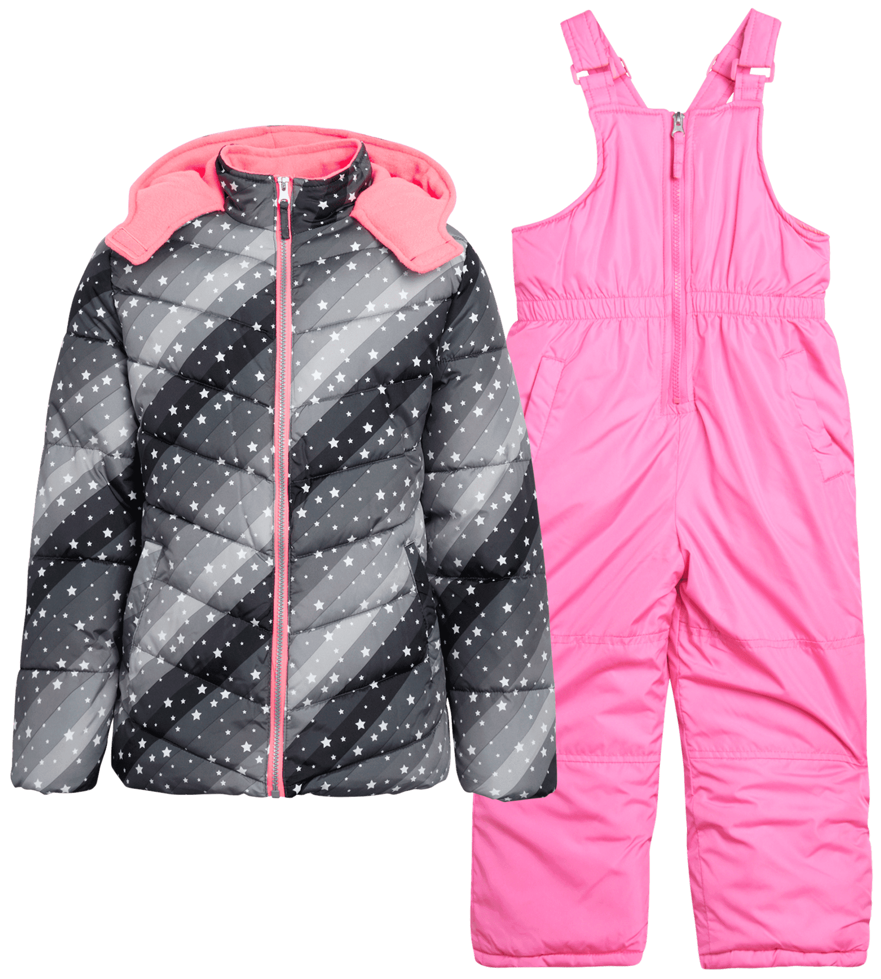 Pink Platinum Girls' Snowsuit - 2 Piece Insulated Ski Jacket and Snow ...