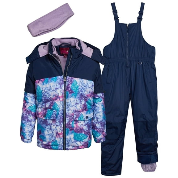 Pink Platinum Girls Snowsuits - 2 Piece Waterproof Winter Jacket and Ski Bib Pants for Girls
